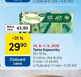 Tento Kapesníky - Tesco aktualniletaky.eu