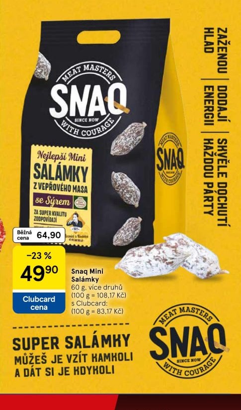 Snaq Mini Salámky - Tesco aktualniletaky.eu