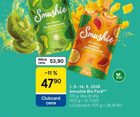 Smushie Bio Pyré - Tesco aktualniletaky.eu