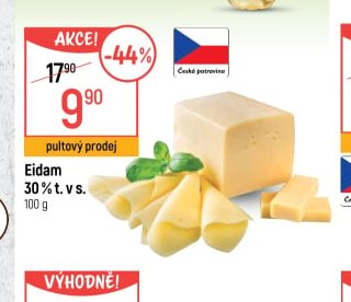 Eidam 30% t. v s.