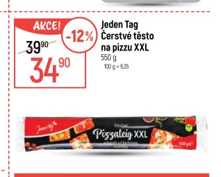 Jeden Tag Čerstvé těsto na pizzu XXL