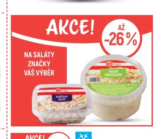 NA SALÁTY ZNAČKY VÁŠ VÝBĚR