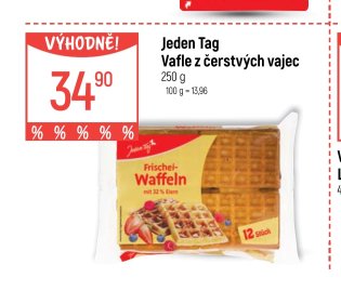 Jeden Tag Vafle z čerstvých vajec