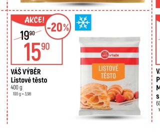 VÁŠ VÝBĚR Listové těsto