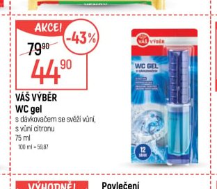 Váš Výběr WC gel