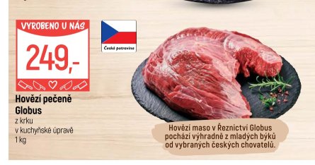 Hovězí pečeně Globus
