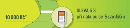 SLEVA 5 % při nákupu se Scan&Go