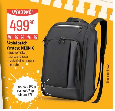 Školní batoh Ventoso NEONIX