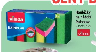 Houbičky na nádobí Rainbow Vileda