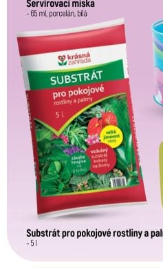 Substrát pro pokojové rostliny a palmy