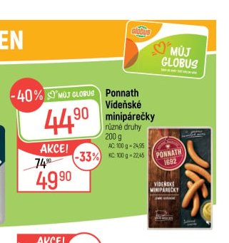 Ponnath Vídeňské minipárečky