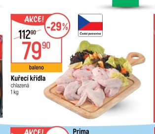 Kuřecí křídla chlazená
