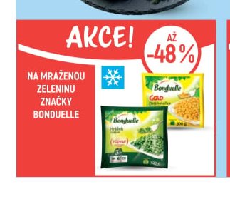Na mraženou zeleninu značky Bonduelle