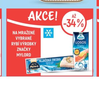 Na mražené vybrané rybí výrobky značky Mylord