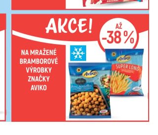 Na mražené bramborové výrobky značky Aviko