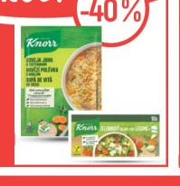 Na vybrané výrobky značky Knorr