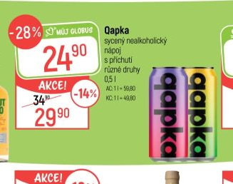 Qapka sycený nealkoholický nápoj