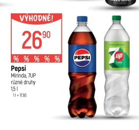Pepsi, Mirinda, 7UP