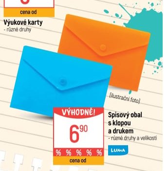 Spisový obal s klopou a drukem - Globus aktualniletaky.eu