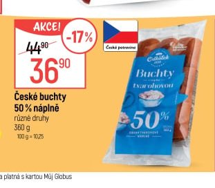 České buchty 50% náplně - Globus aktualniletaky.eu