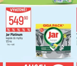 Jar Platinum kapsle do myčky - Globus aktualniletaky.eu