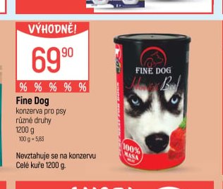 Fine Dog konzerva pro psy - Globus aktualniletaky.eu