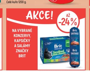 Konzervy, kapsičky a salámy značky Brit - Globus aktualniletaky.eu