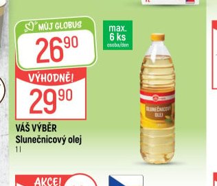 Váš Výběr Slunečnicový olej - Globus aktualniletaky.eu