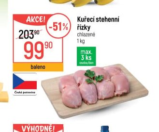 Kuřecí stehenní řízky - Globus aktualniletaky.eu