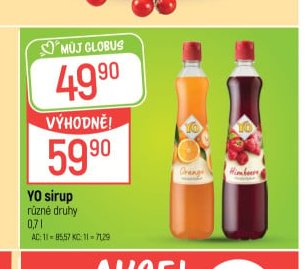 YO sirup - Globus aktualniletaky.eu