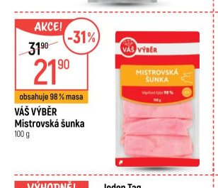 Váš Výběr Mistrovská šunka - Globus aktualniletaky.eu