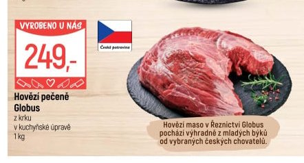 Hovězí pečeně Globus - Globus aktualniletaky.eu