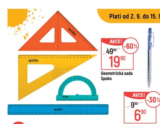 Geometrická sada Spoko - Globus aktualniletaky.eu