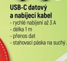 USB-C datový a nabíjecí kabel - Globus aktualniletaky.eu