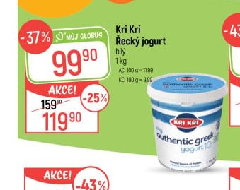 Kri Kri Řecký jogurt - Globus aktualniletaky.eu