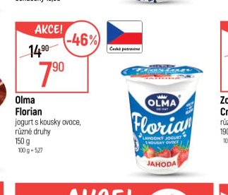 Olma Florian jogurt s kousky ovoce - Globus aktualniletaky.eu