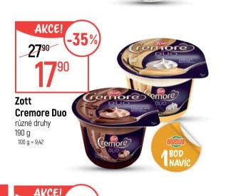 Zott Cremore Duo - Globus aktualniletaky.eu