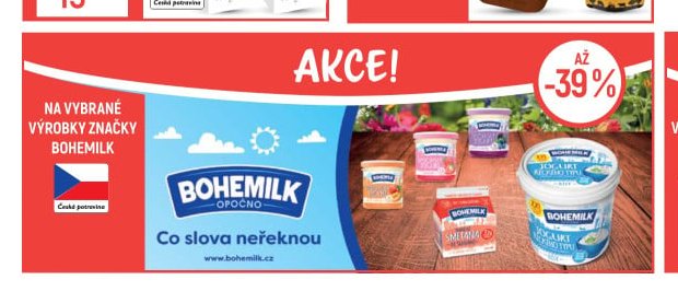 Na vybrané výrobky značky Bohemilk - Globus aktualniletaky.eu