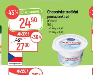 Choceňské tradiční pomazánkové - Globus aktualniletaky.eu