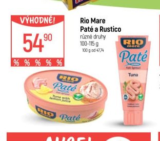 Rio Mare Paté a Rustico - Globus aktualniletaky.eu