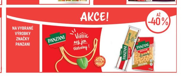Na vybrané výrobky značky Panzani - Globus aktualniletaky.eu