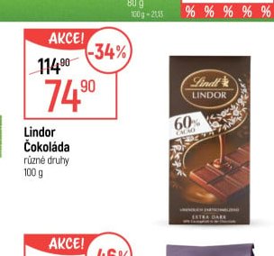 Lindor Čokoláda - Globus aktualniletaky.eu