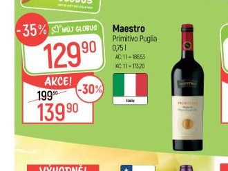Maestro Primitivo Puglia - Globus aktualniletaky.eu