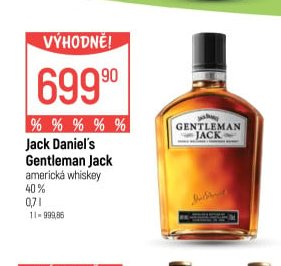 Jack Daniel's Gentleman Jack - Globus aktualniletaky.eu