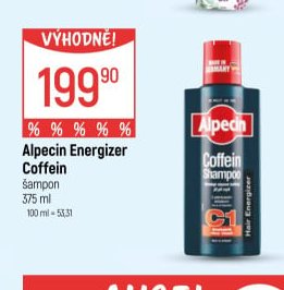 Alpecin Energizer Coffein šampon - Globus aktualniletaky.eu