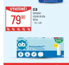 O.B. tampon - Globus aktualniletaky.eu