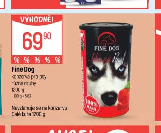 Fine Dog konzerva pro psy - Globus aktualniletaky.eu