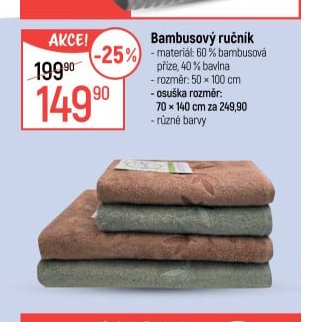 Bambusový ručník - Globus aktualniletaky.eu