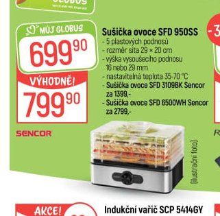 Sušička ovoce SFD 950SS - Globus aktualniletaky.eu