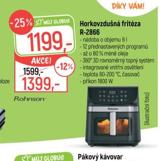 Horkovzdušná fritéza R-2866 - Globus aktualniletaky.eu